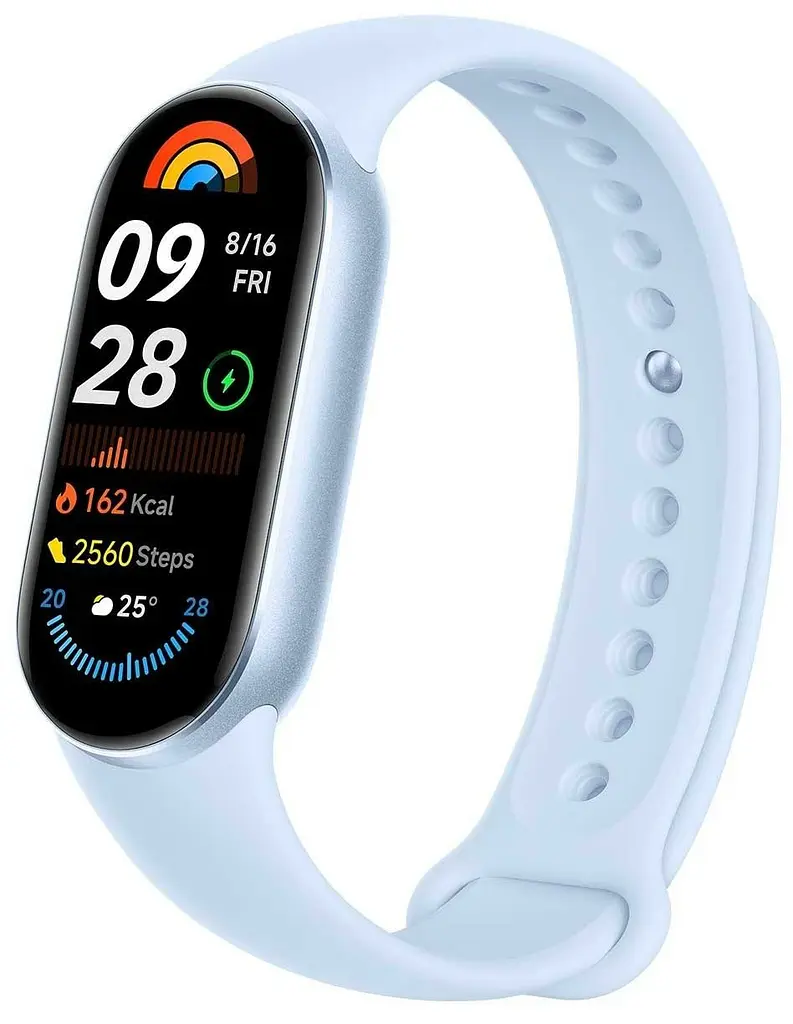 Фитнес-браслет Xiaomi Mi Smart Band 9 Arctic Blue (BHR8346GL) - фото 2