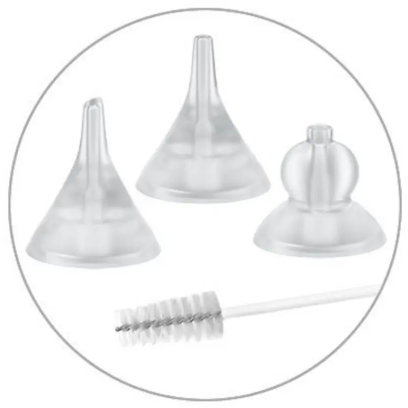 Аспиратор для носа BabyOno электронный с LCD экраном и мелодиями бежевый (1470/01) - фото 6