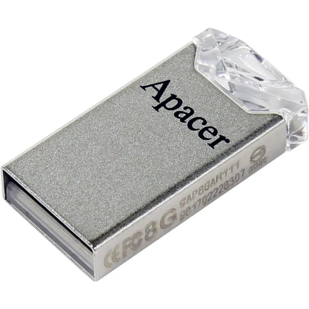 USB флеш накопичувач Apacer 64GB AH111 Crystal USB 2.0 (AP64GAH111CR-1) - фото 2