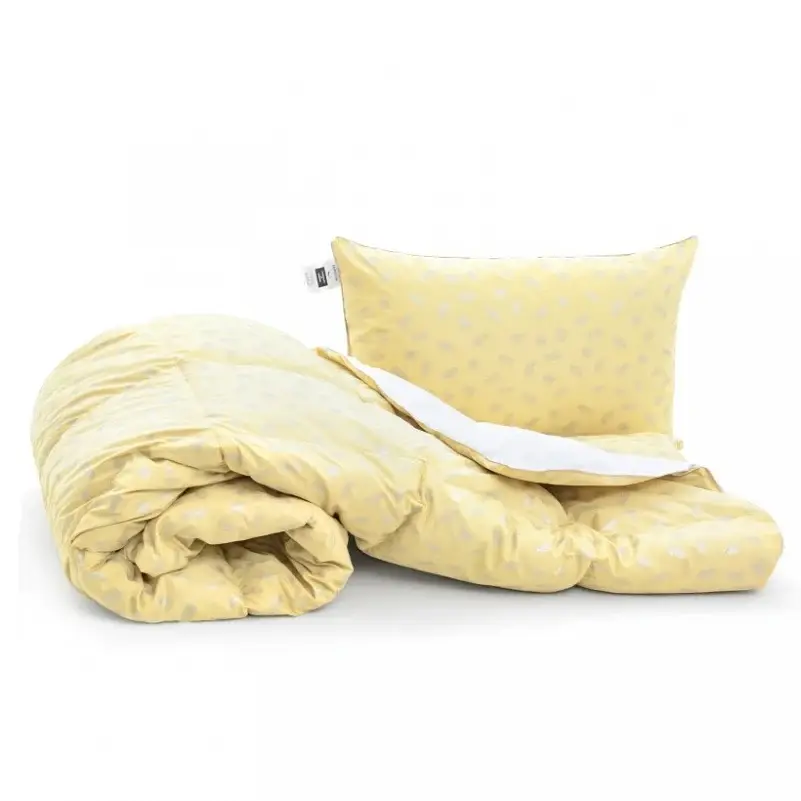 Набор MirSon пуховый №9519 Bio-Beige деми одеяло 200х220 см + 2 подушки бежевый (2200010804997) - фото 2