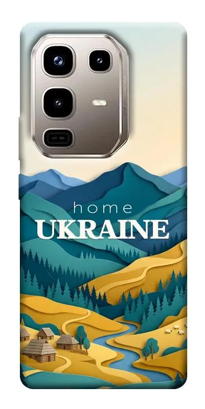 TPU чохол Demsky Ukraine home для Infinix Note 50 Pro 4G