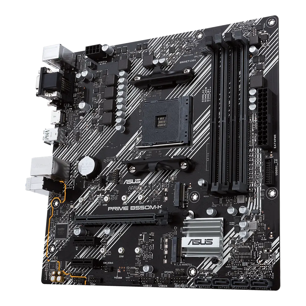 Материнська плата Asus B550M-K Prime Socket AM4 (PRIME B550M-K) - фото 3