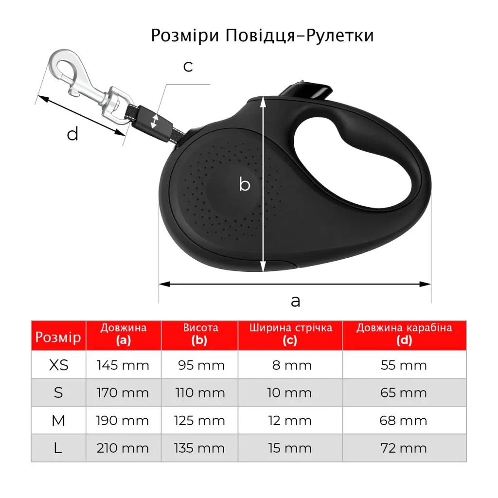 Повідець для собак WAUDOG R-leash "Рік та Морті 3" L до 50 кг 5 м чорний (8126-0282-01) - фото 6