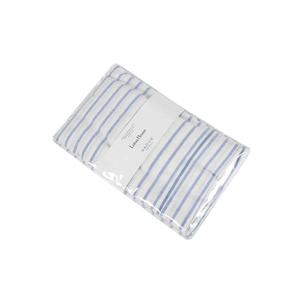 Наволочки Lotus Home - Timeless голубой 50x70+5 (2 шт) - фото 3