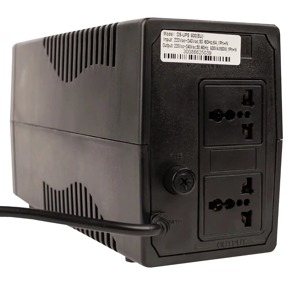 Джерело безперебійного живлення 600VA/360W Hikvision DS-UPS600/EU (99-00011819) - фото 4