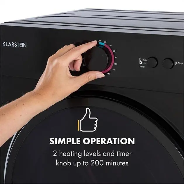 Сушильная машина Klarstein Jet Set 1020 Вт (10034512) - фото 3