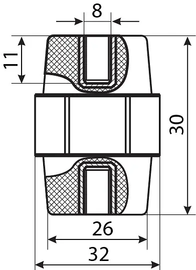 Ізолятор‑тримач SM30 АСКО‑УКРЕМ (A0150100002) - фото 3
