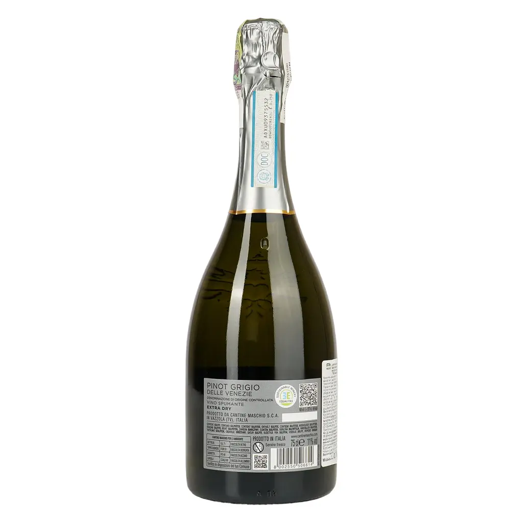 Вино ігристе Maschio Pinot Grigio, 11%, 0,75 л (782628) - фото 3