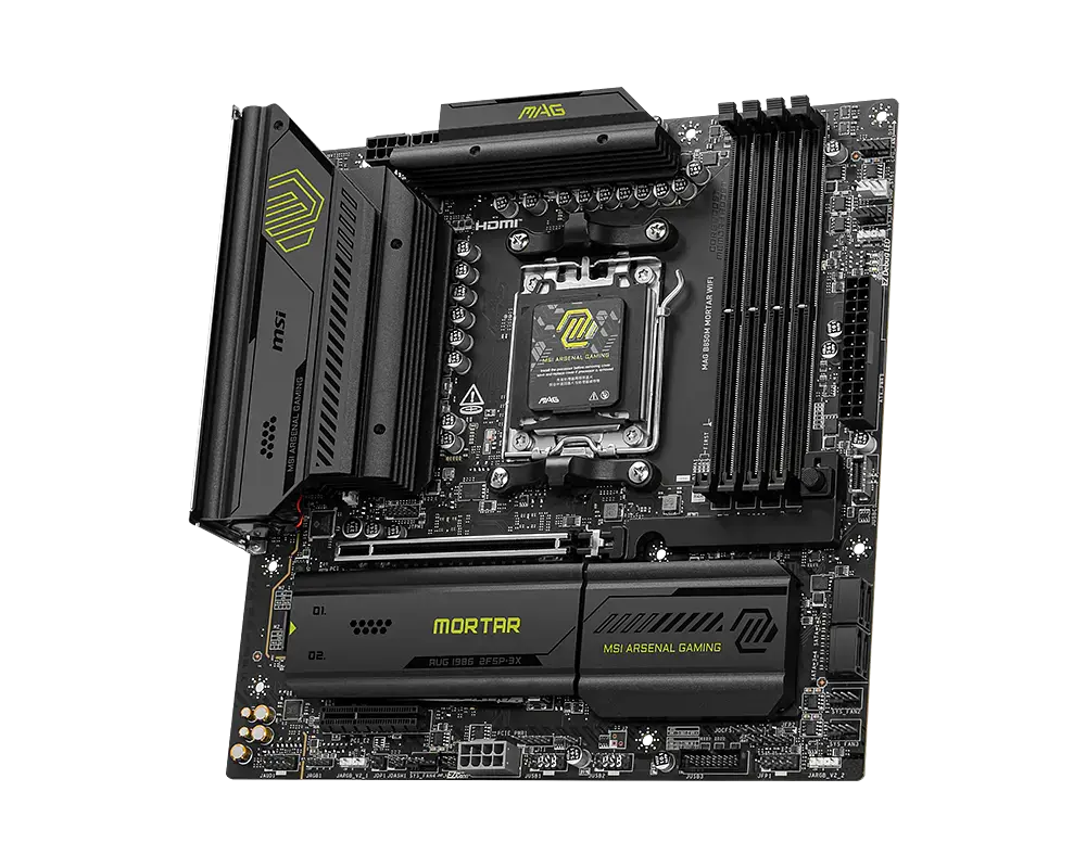 Материнская плата MSI MAG B850M Mortar Wi-Fi Socket AM5 (MAG B850M MORTAR WIFI) Б/В - фото 2