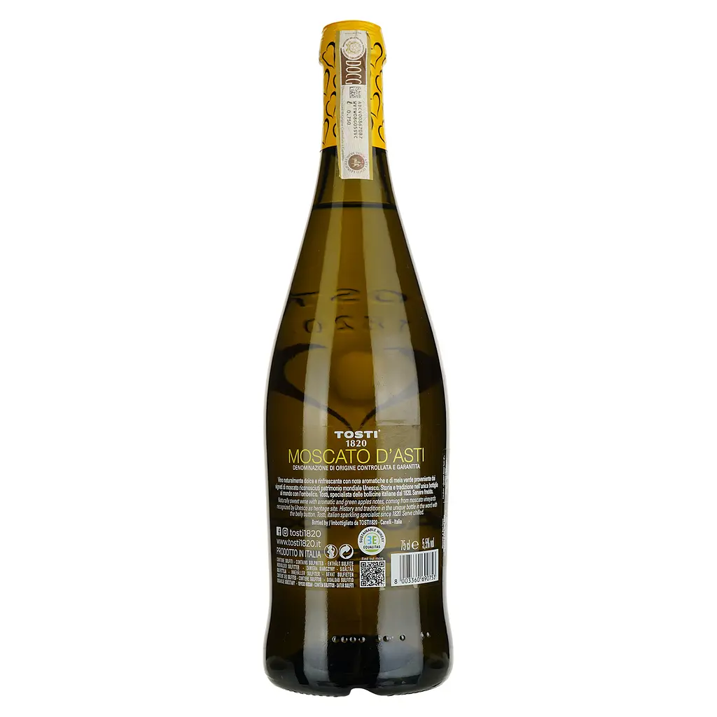 Вино игристое Tosti Moscato d’Asti белое сладкое 5.5% 0.75 л - фото 2
