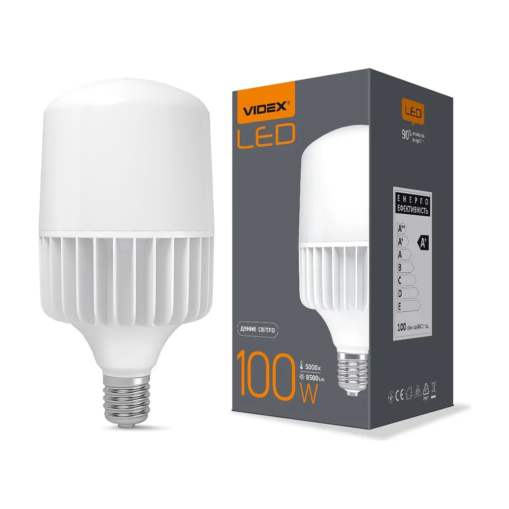 Лампочка Videx A145 100W E40 5000K (VL-A145-100405) - фото 2