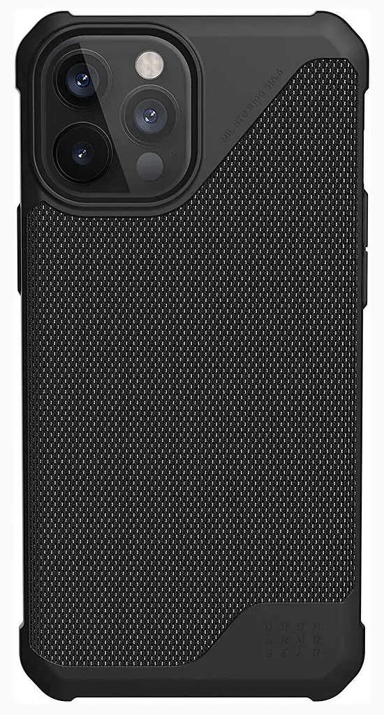 Чохол протиударний UAG Metropolis LT FIBR (Original) для iPhone 12 Pro Max (6.7") Black