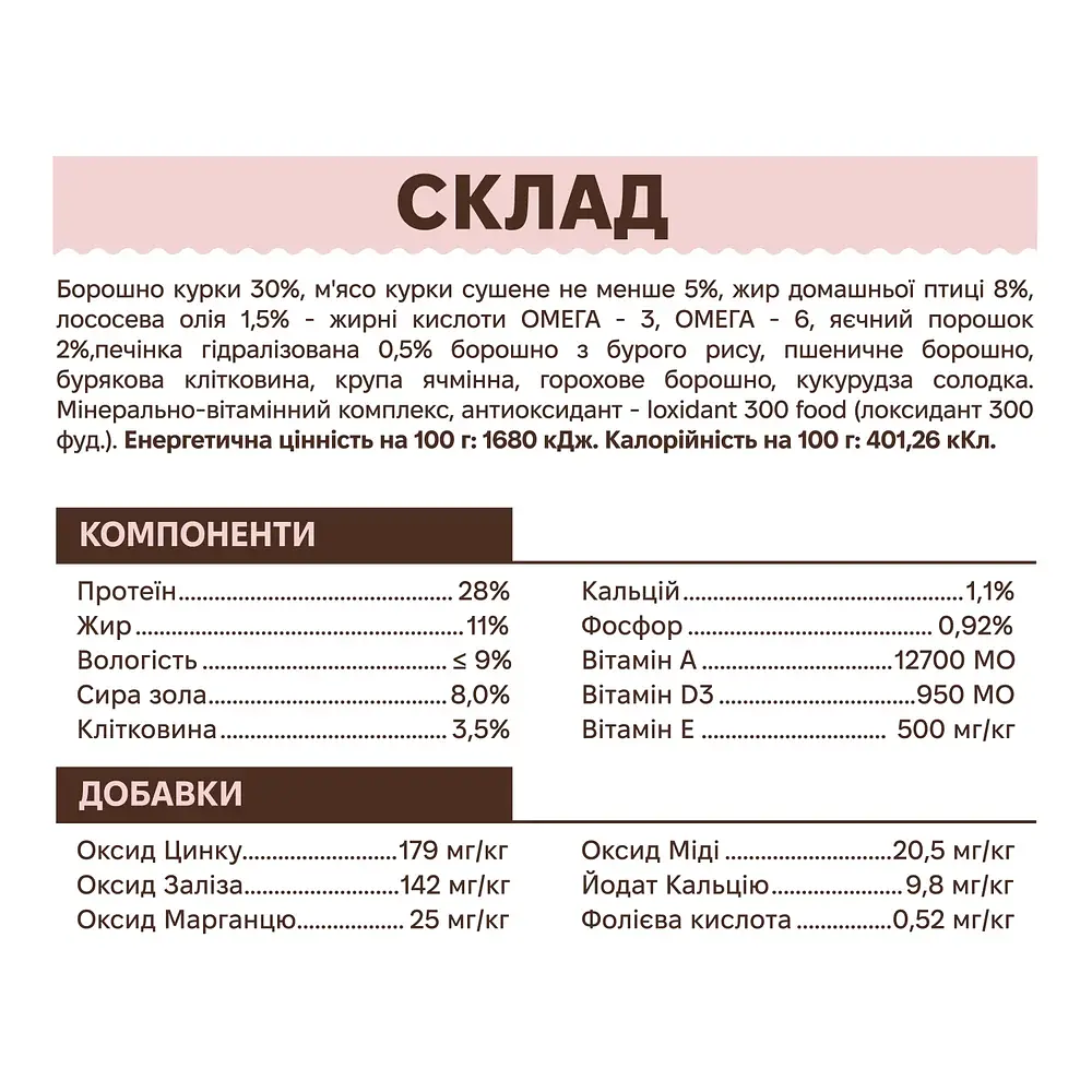 Сухий корм Velet Курка та Бурий рис для дорослих собак середніх порід 2 кг - фото 5