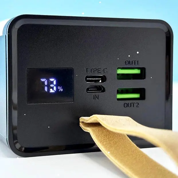 Повербанк WUW-TUGII Y55 Powerbank портативний акумулятор 50 000 mAh LED-індикація Чорний - фото 3