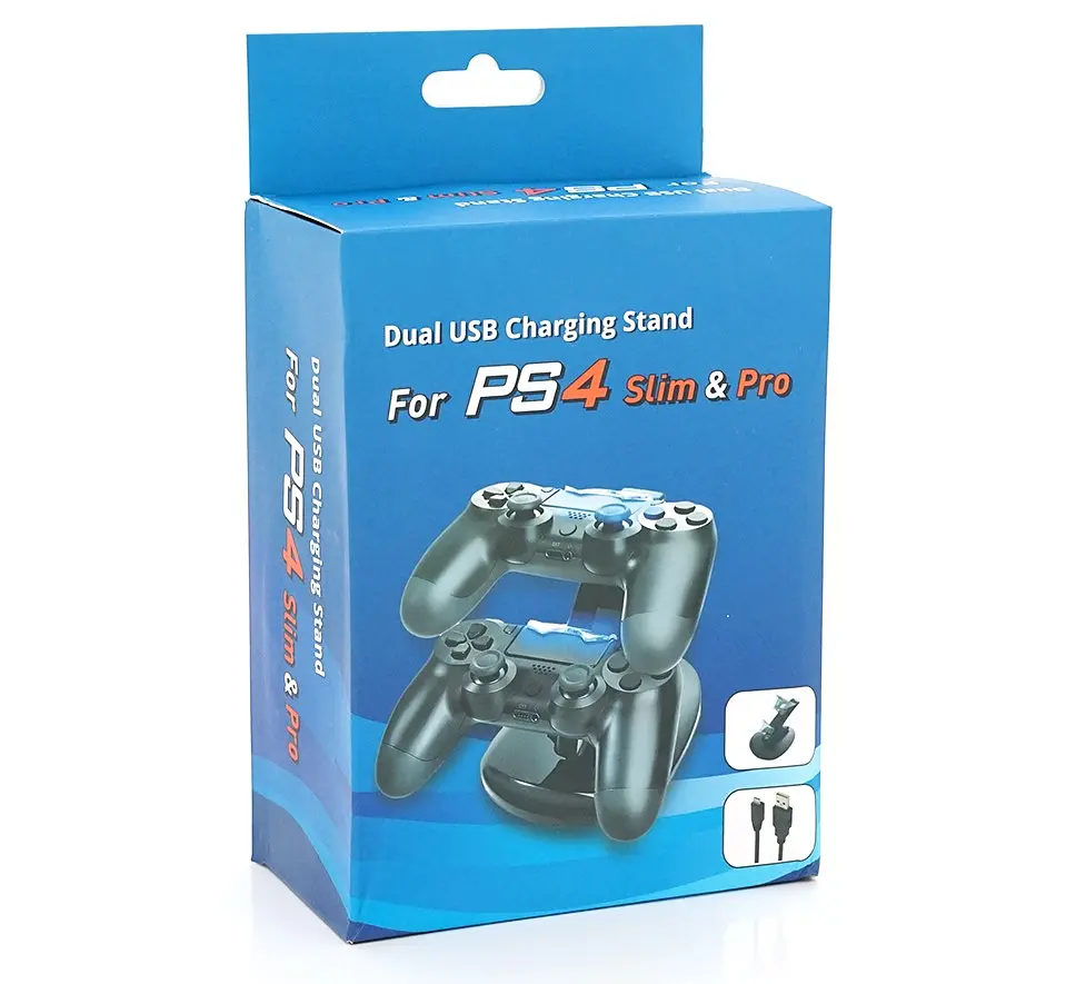 Зарядка для джойстиков PS4 — зарядная станция для PlayStation DoubleShock DualShock 4 - фото 5