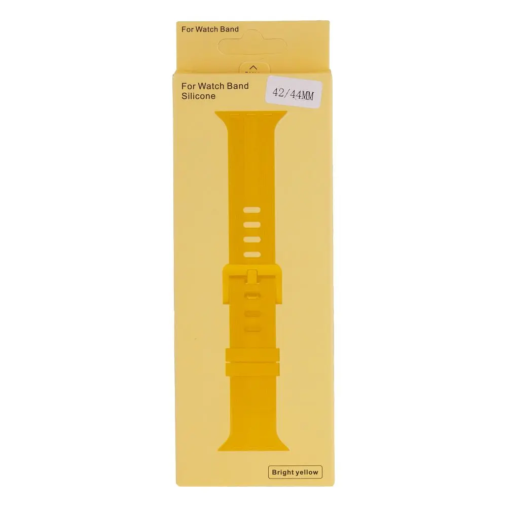 Ремінець Anchor Watch Band Silicone Shine Apple Watch 49/Watch 45/ Watch 44/Watch 42 мм Bright yellow - фото 2