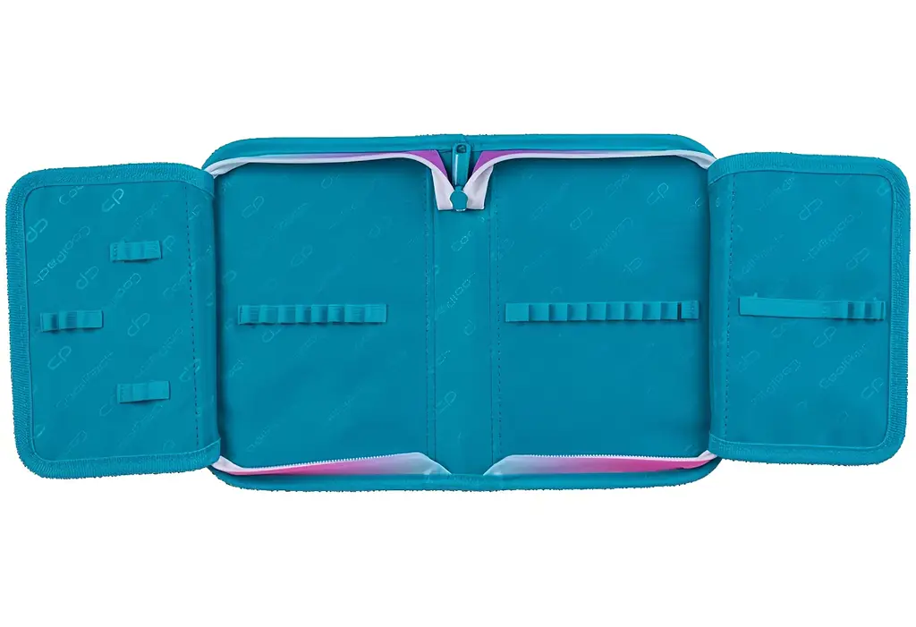 Пенал на блискавці пустий CoolPack Seafish з органайзером для ручок 20x14x3 см (F076963) - фото 3