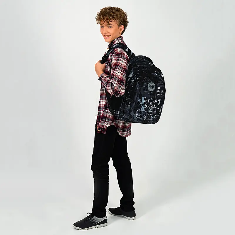Рюкзак GoPack Teens 162L-4 Чорний (GO26-162L-4) - фото 15