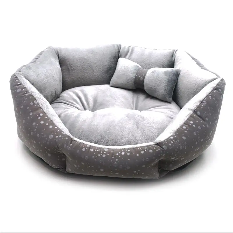 Лежанка для собак та котів Zoo-hunt Марсель сірий №1 40х50х18 см - фото 3