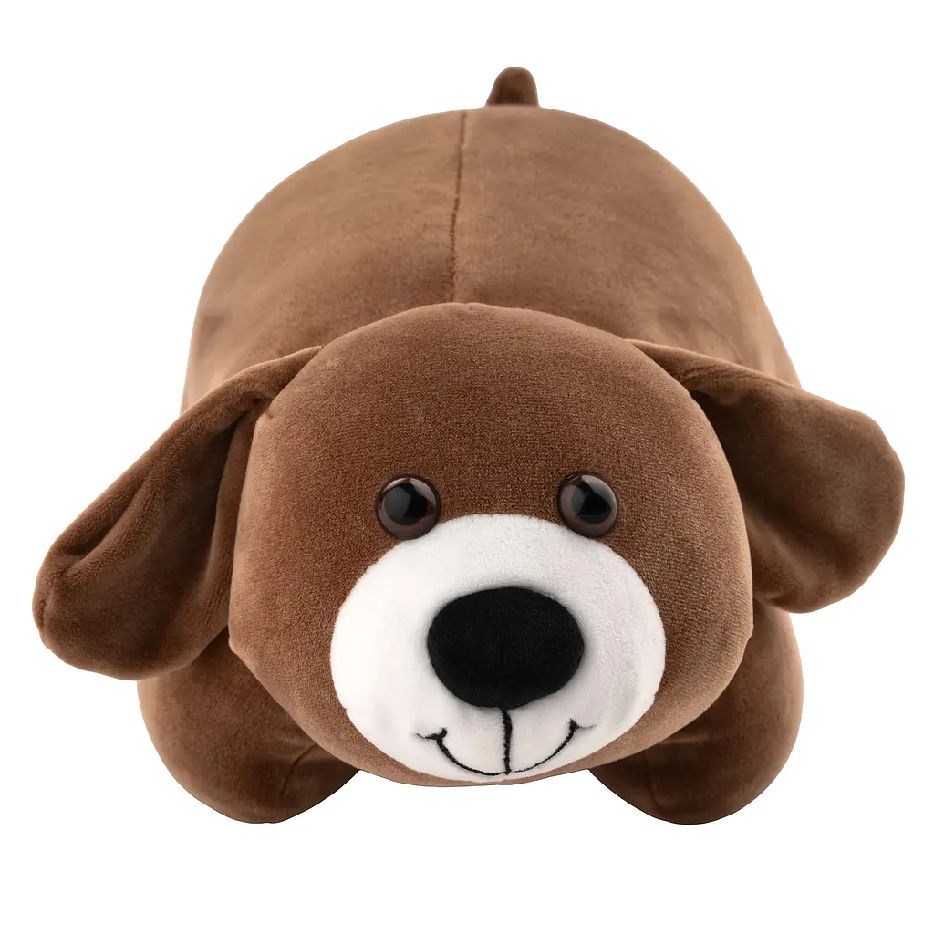 Подушка-трансформер для шиї ARDESTO Travel Сute Dog, 30х30см, коричневий (ART3035NEP) - фото 6