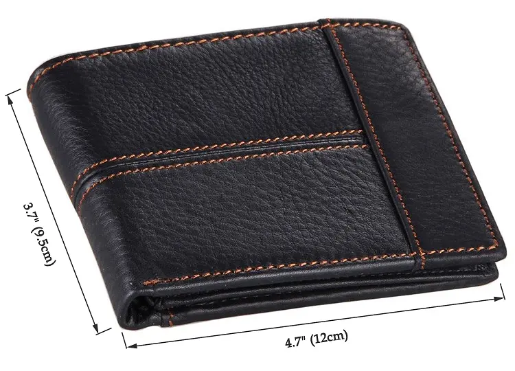 Мужской кожаный кошелек Vintage 12x9.5 см acs0015365 - фото 3