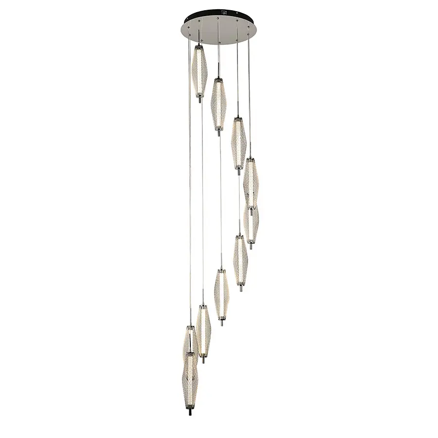Світильник підвісний LED Levistella 7813142-10 CH, 36W, 3000K, хром, метал, для вітальні - фото 2