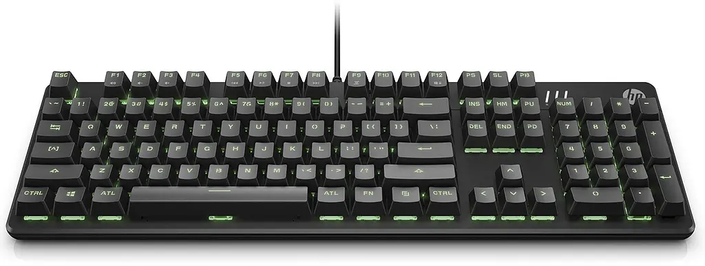 Клавіатура механічна Pavilion Gaming 550, 104key, Red Hybrid Switch, USB-A, EN/RU, RGB, чорний HP teh0013877 - фото 2