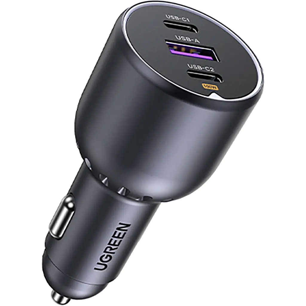 Зарядний пристрій Ugreen 3 × USB 130 Вт (2 × USB-C+USB-A) QC3.0 (EC705) (35025)