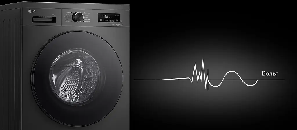 LG Пральна машина фронтальна, 9кг, 1400, A, 55см, - фото 5