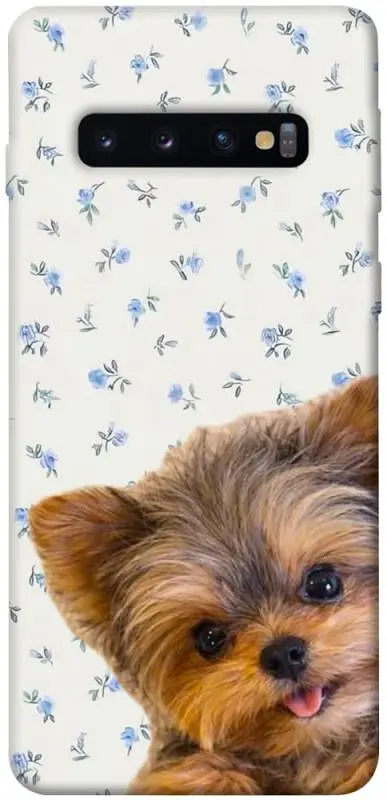 TPU чохол Demsky Cute Yorkie для Samsung Galaxy S10