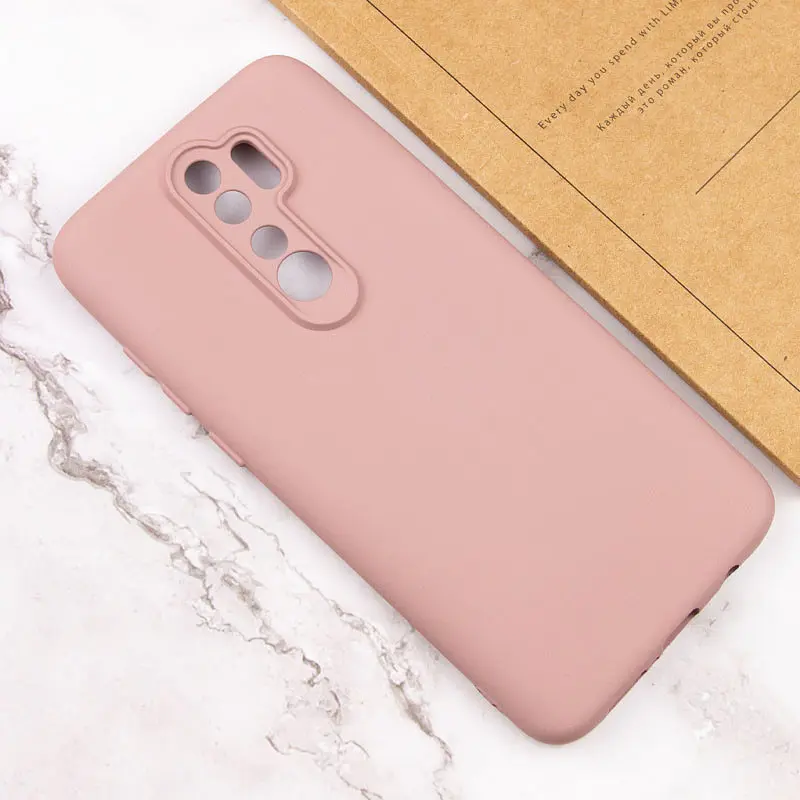 Чохол Silicone Cover Lakshmi Full Camera A для Xiaomi Redmi 9 Рожевий / Pink Sand - фото 4