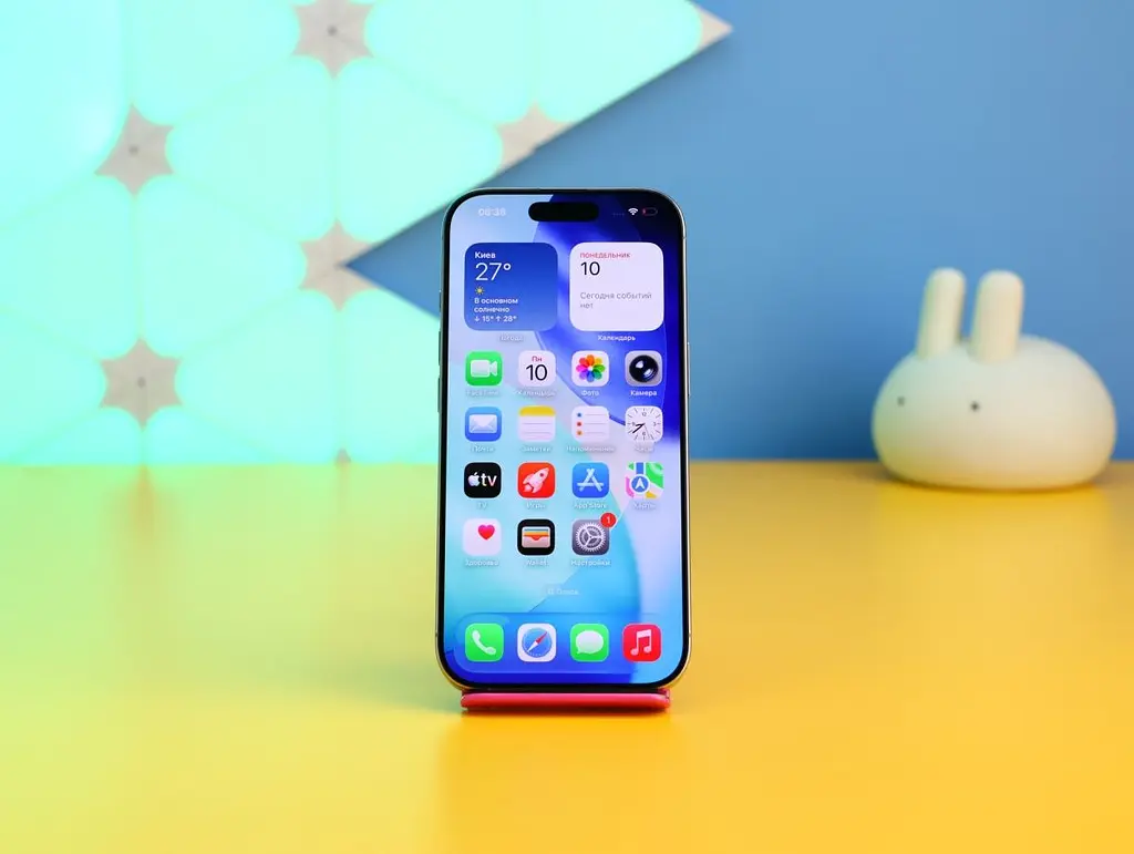 Смартфон Apple iPhone 16 Pro 128GB Natural Titanium (MYNG3) Б/В [174362] - фото 2