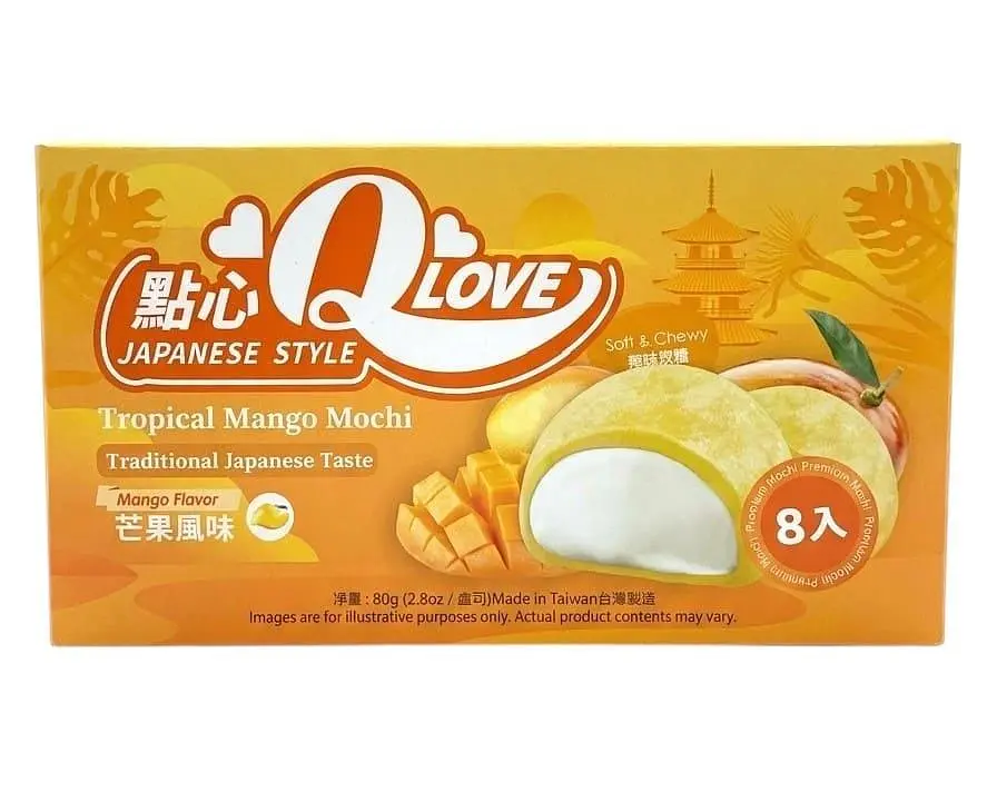 Моті QLove Tropical Mango Mini Mochi 80г - фото 2