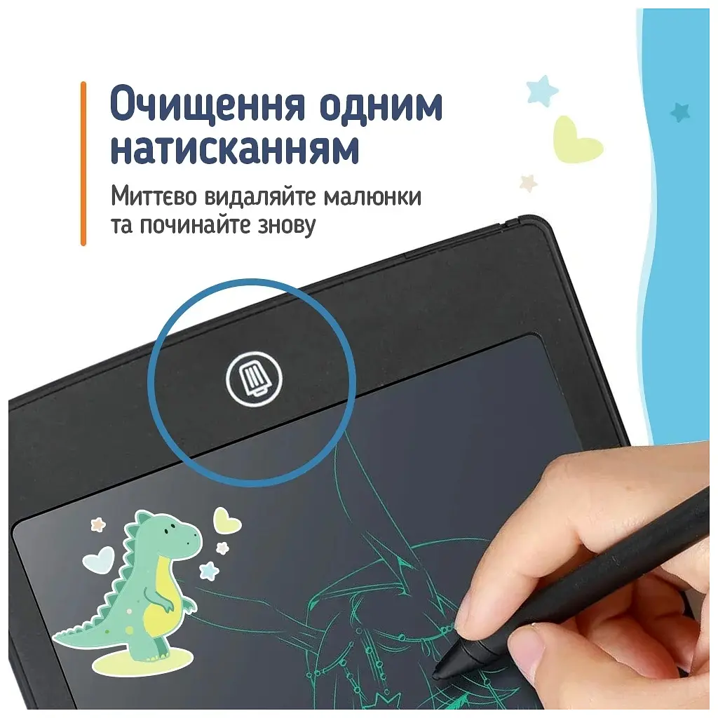 Планшет для малювання ColorWay LCD Writing Tablet 8.5 (CW-WT8BK) - фото 8