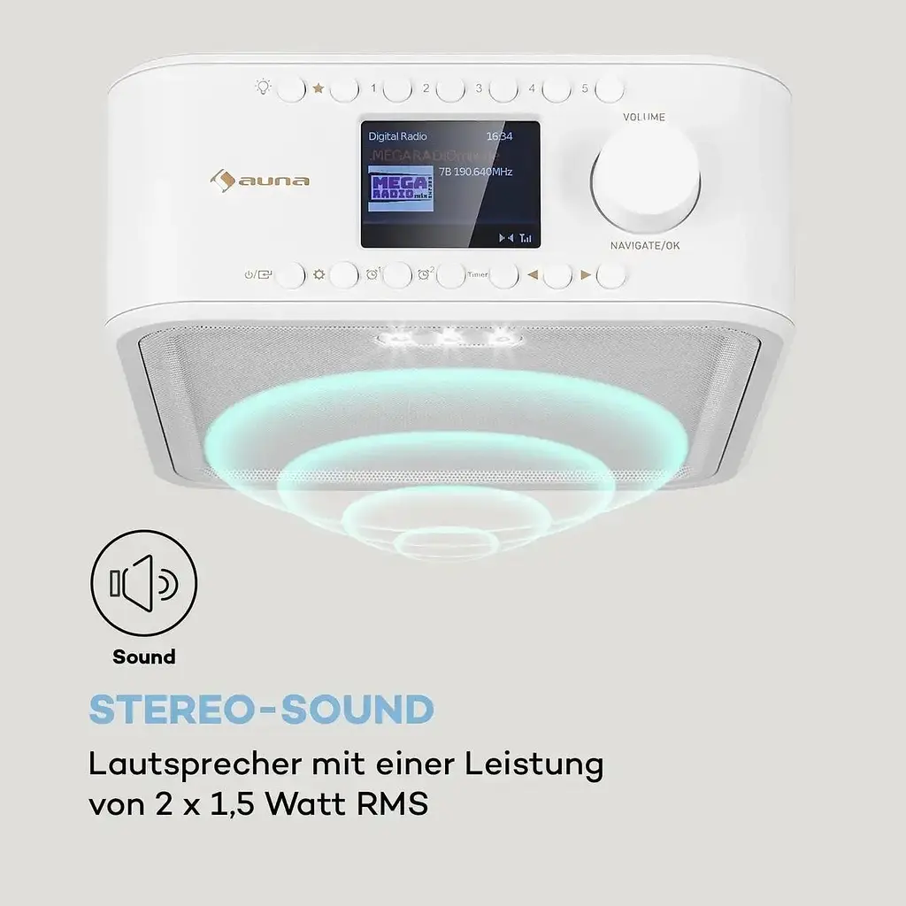 Радіо кухонне Auna Sound Maötre DAB Küchenradio (10037437) - фото 2