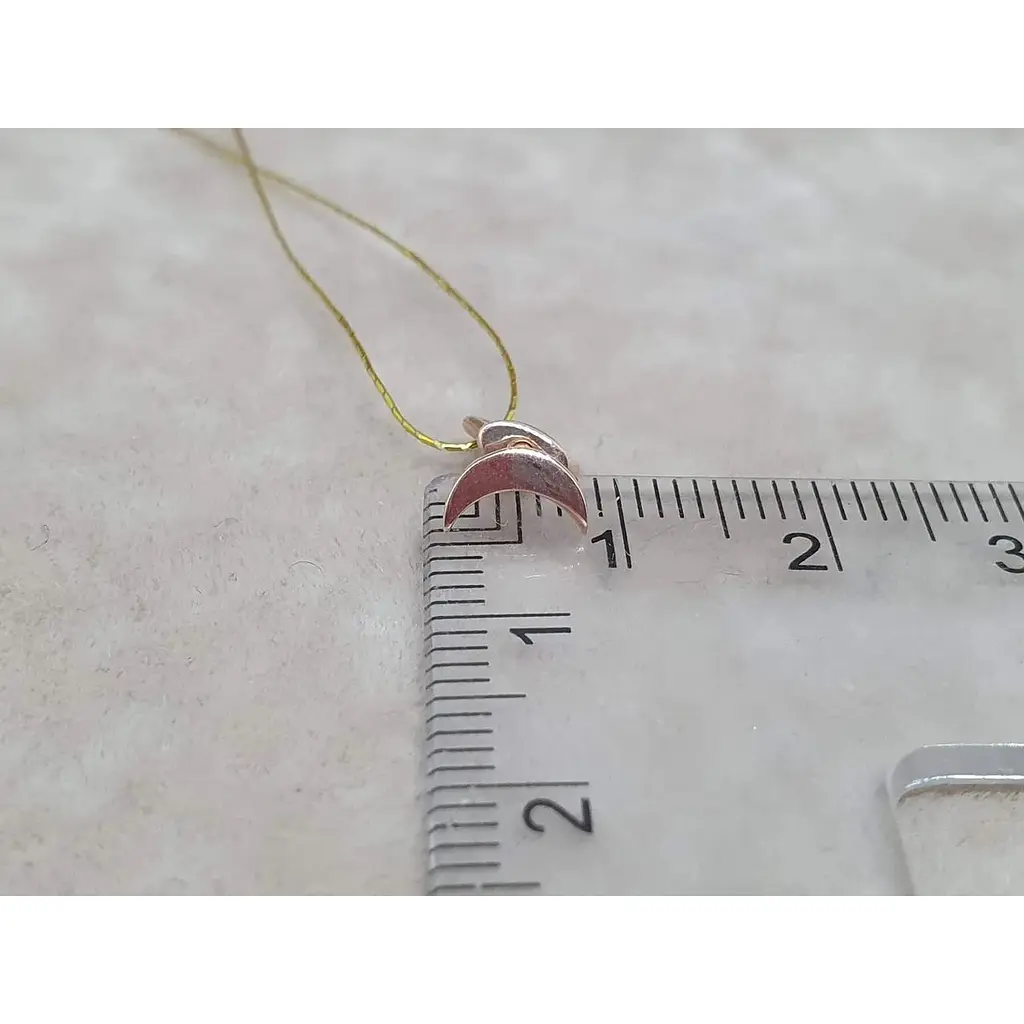 Золота моносережка-пуссета Платон Місяць. 1С288/00Б - фото 4