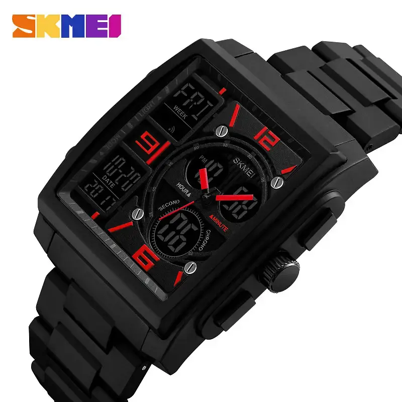 Наручний годинник Durable Skmei 1274 Червоний - фото 6