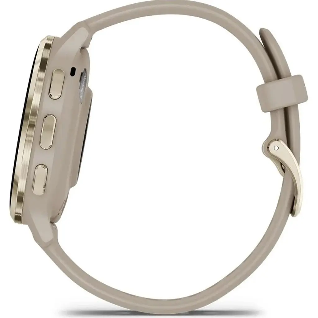 Смарт-годинник Garmin Venu 3S Soft Gold Stainless Steel Bezel with French Gray Case and Silicone Band (010-02785-02/52) [130196] - фото 6