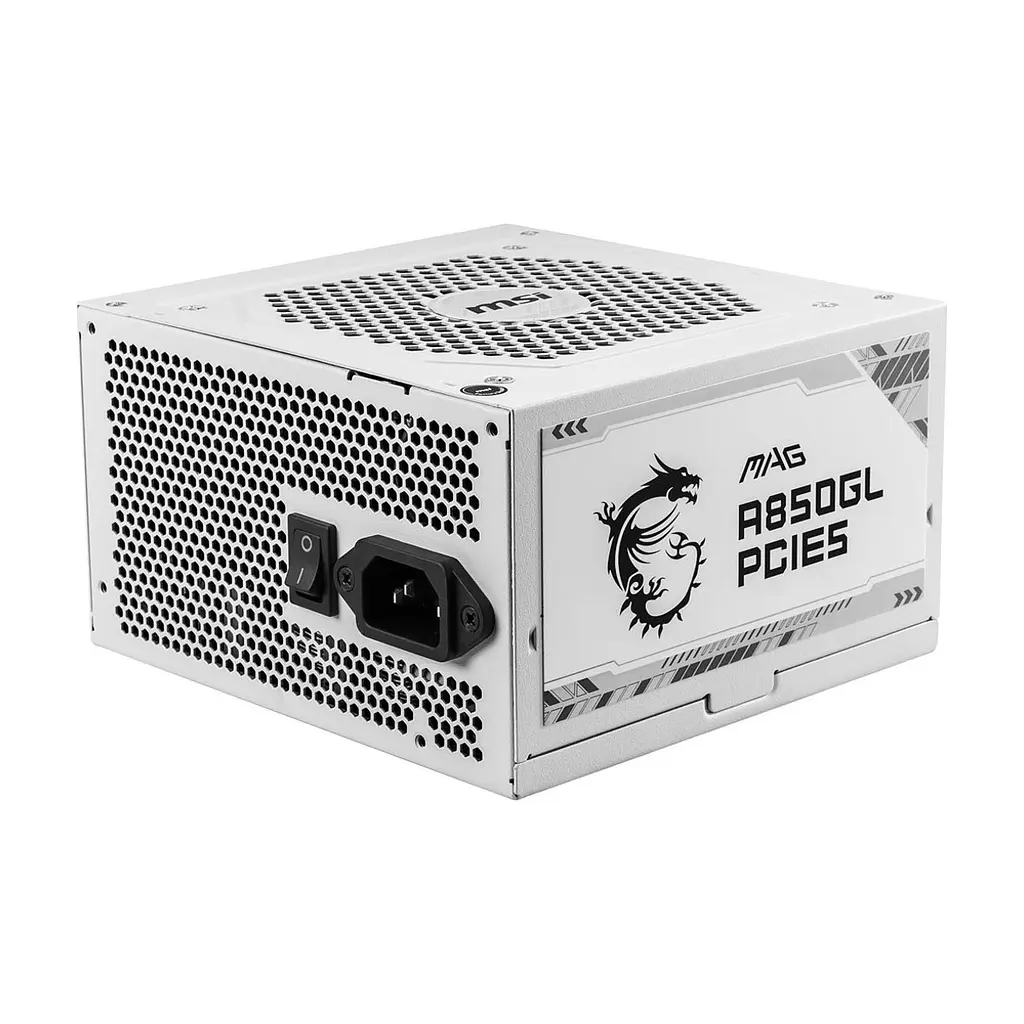 Блок живлення MSI 850W (MAG A850GL PCIE5 WHITE) - фото 4