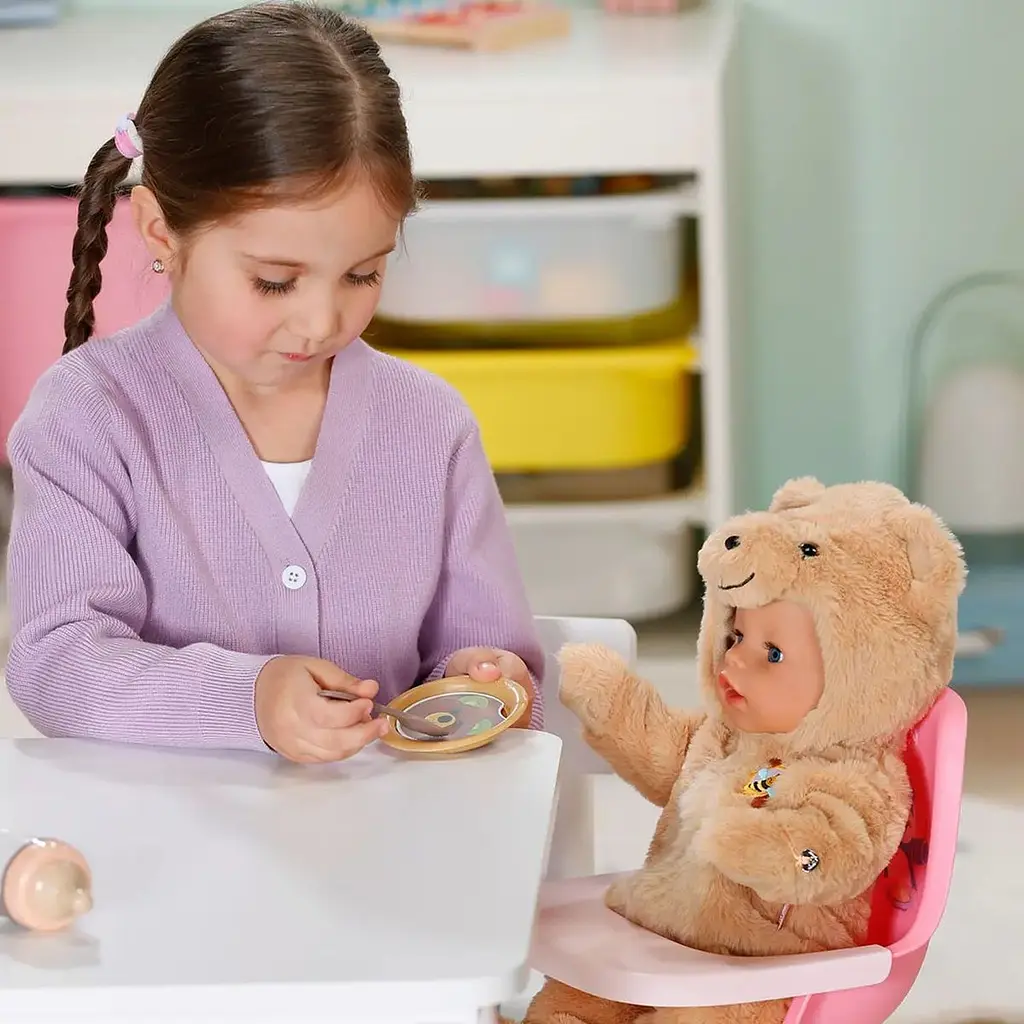 Лялька Baby Born Емма у костюмі ведмедика з аксесуарами 43 см (837115) - фото 6