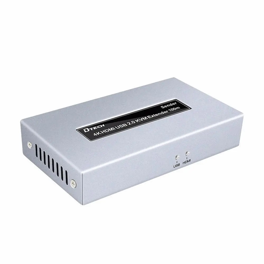 Подовжувач 4K HDMI і USB 2.0 KVM 100m Dtech DT-7051 (74-00124) - фото 4
