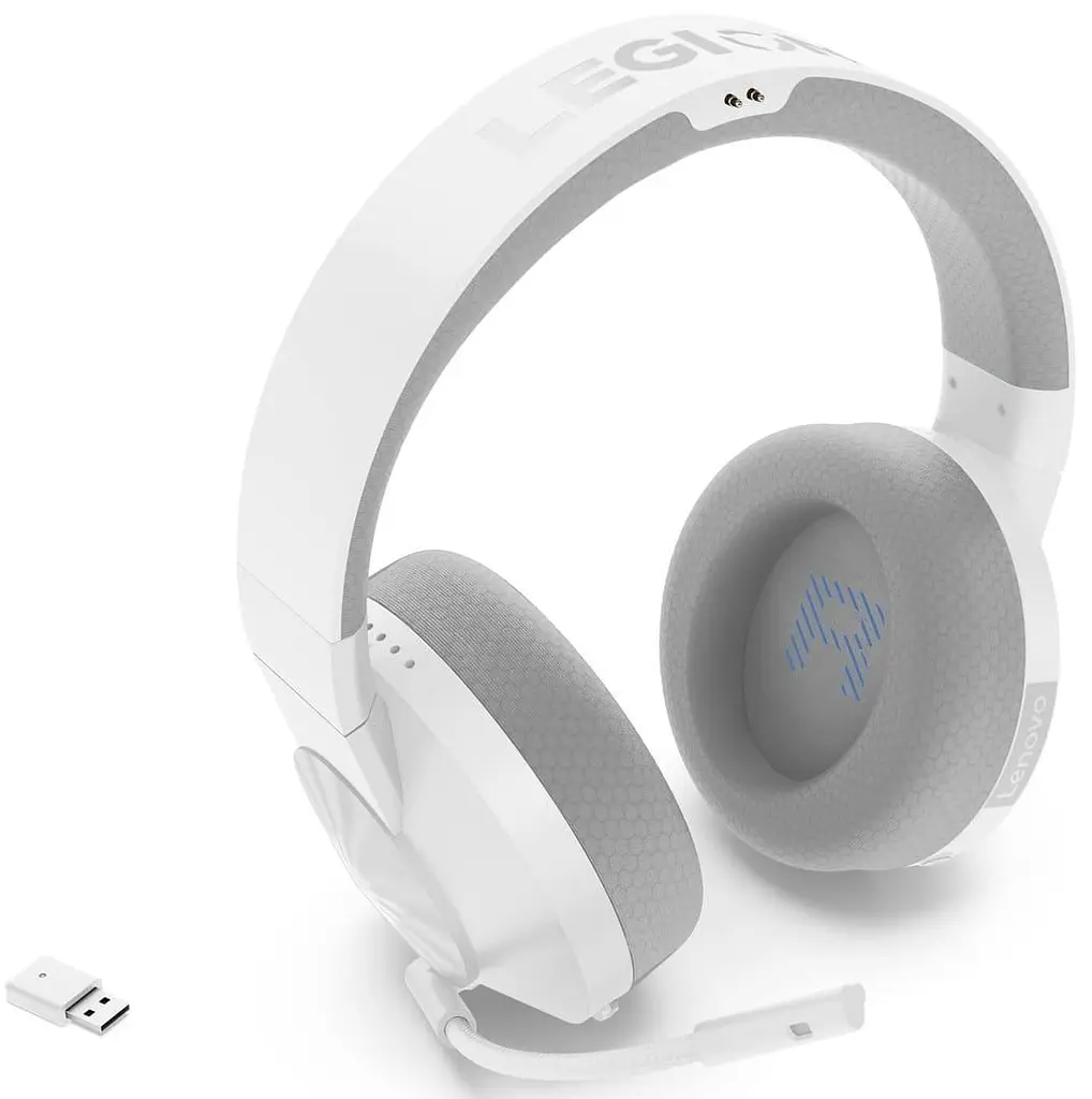 Ігрова гарнітура Lenovo Legion H600 Wireless White (GXD1C98345) - фото 3