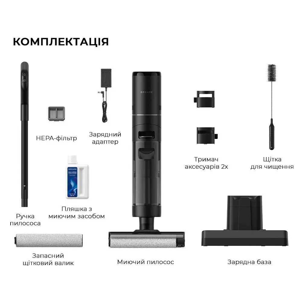 Акумуляторний миючий пилосос Dreame Wet & Dry Vacuum Cleaner H12S (HHR30B) - фото 4