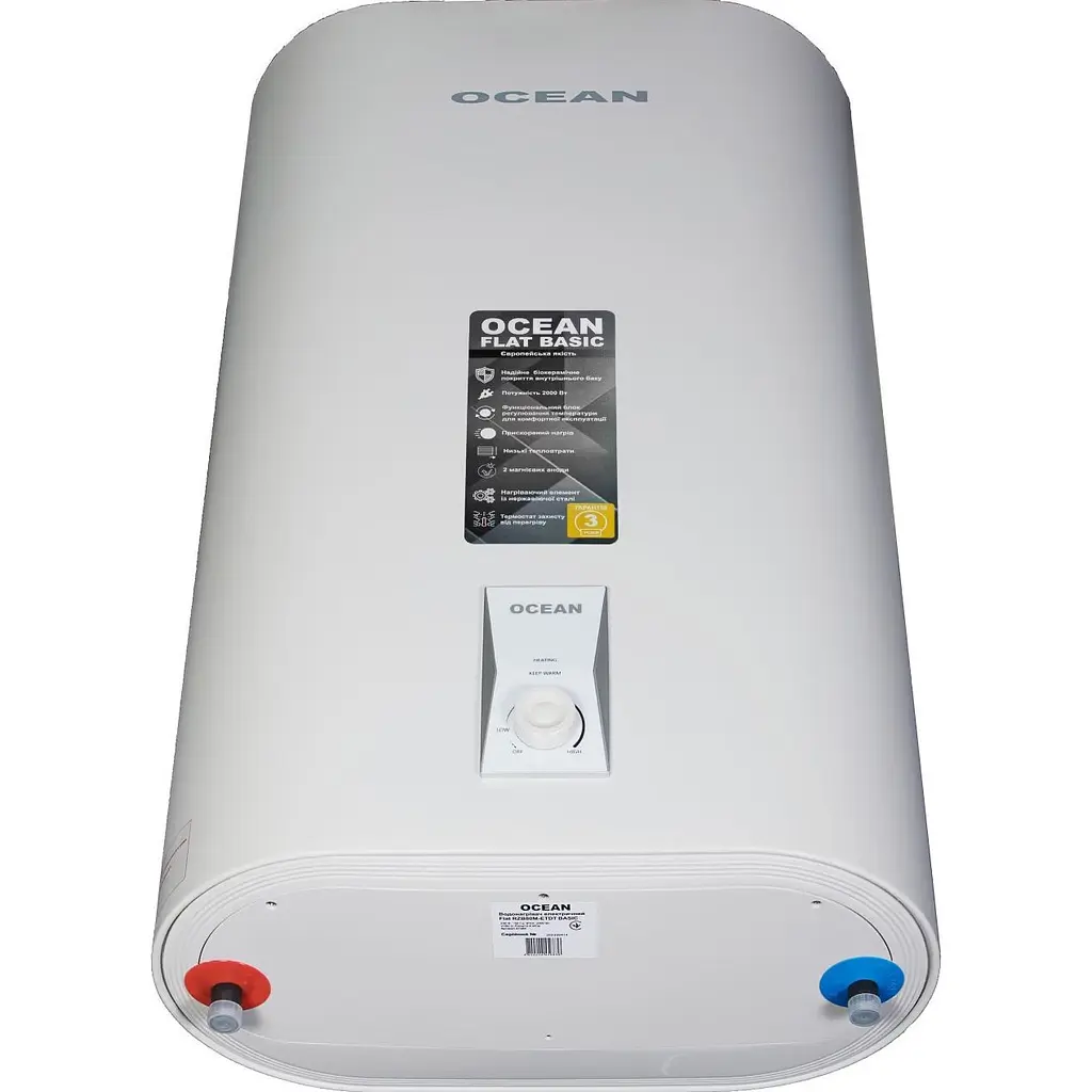 Бойлер Ocean Flat Basic RZB100M ET+WT 100L [139910] - фото 4