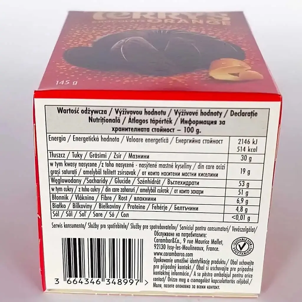 Шоколадный апельсин Terry's Chocolate Orange Dark 145 г  - фото 3