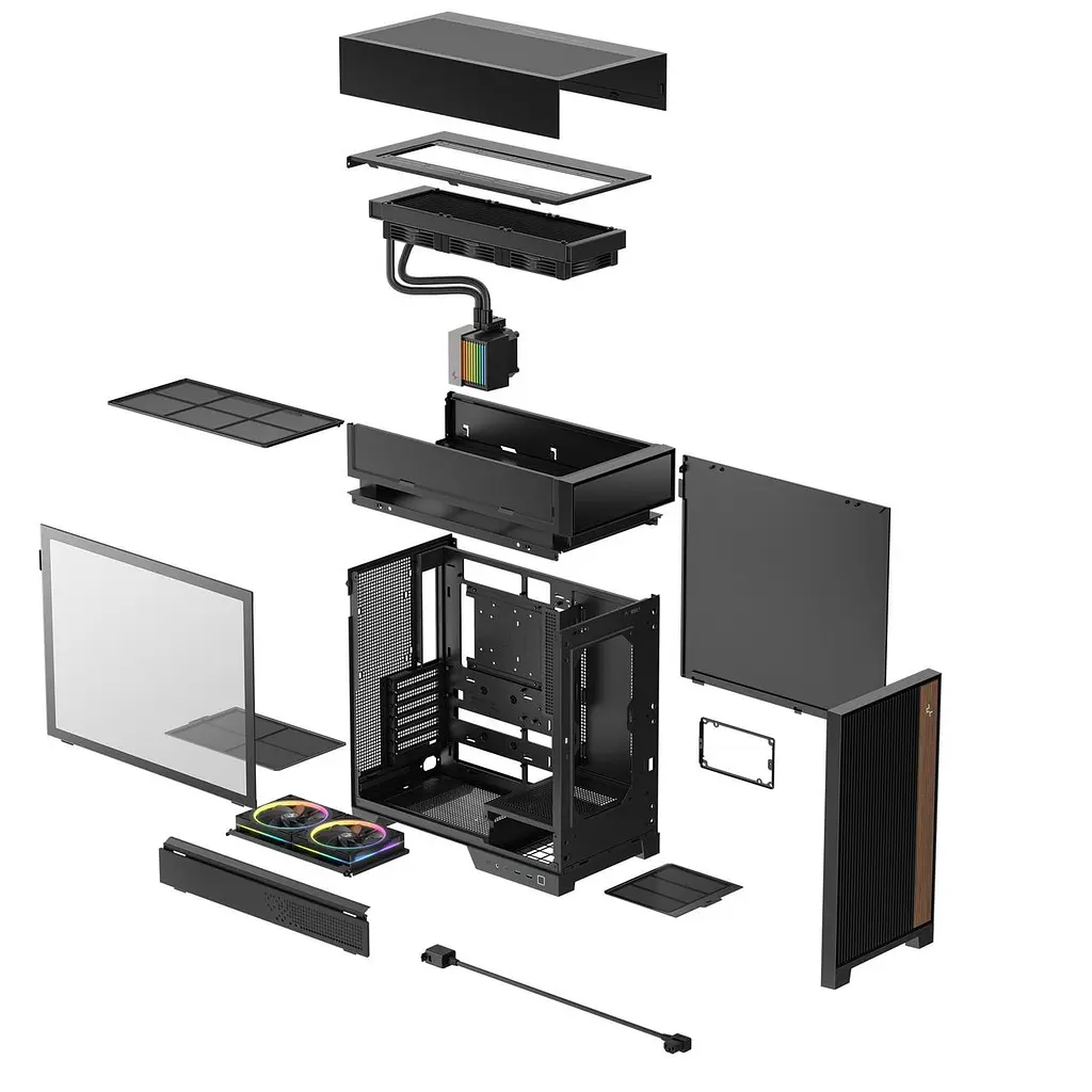 Корпус DeepCool CL6600 Чорний (R-CL6600-BKNNA0-G-1) - фото 6