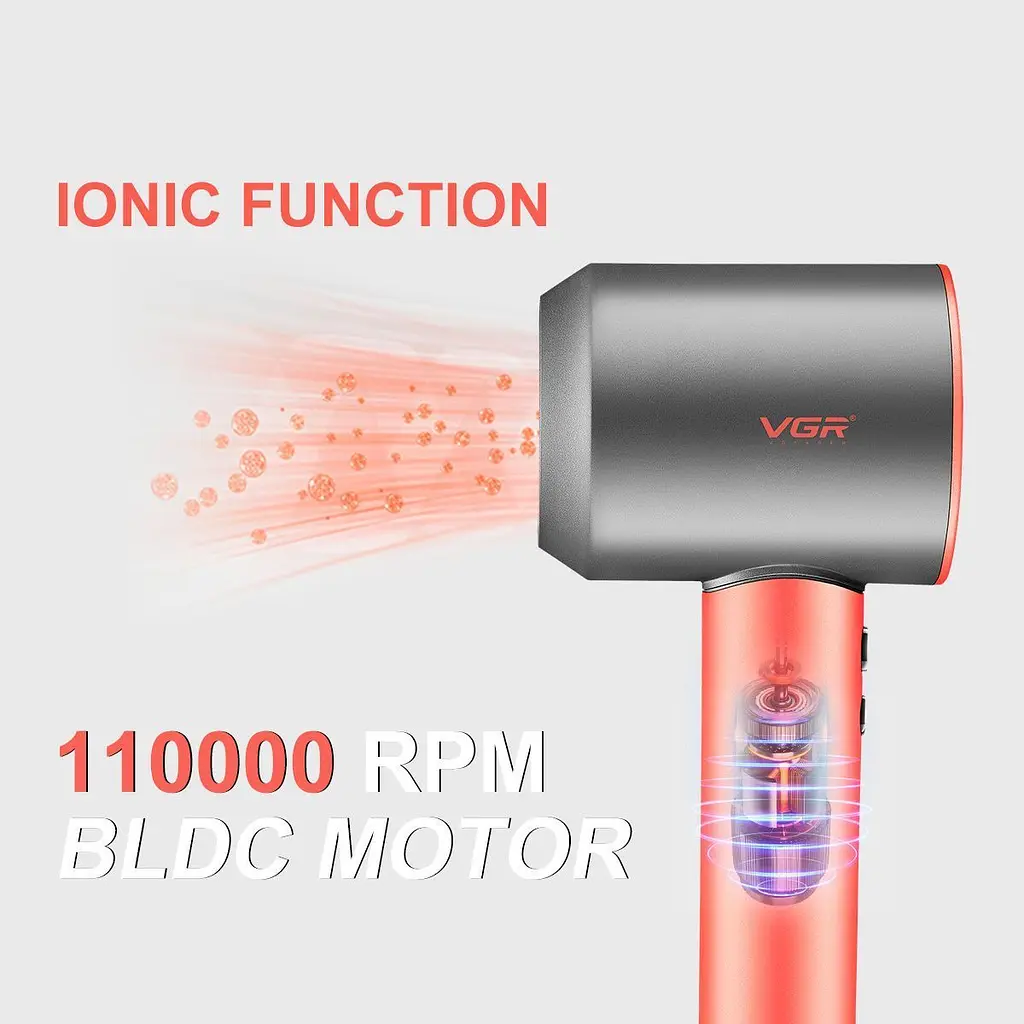 Фен VGR V-440 Orange [156052] - фото 7