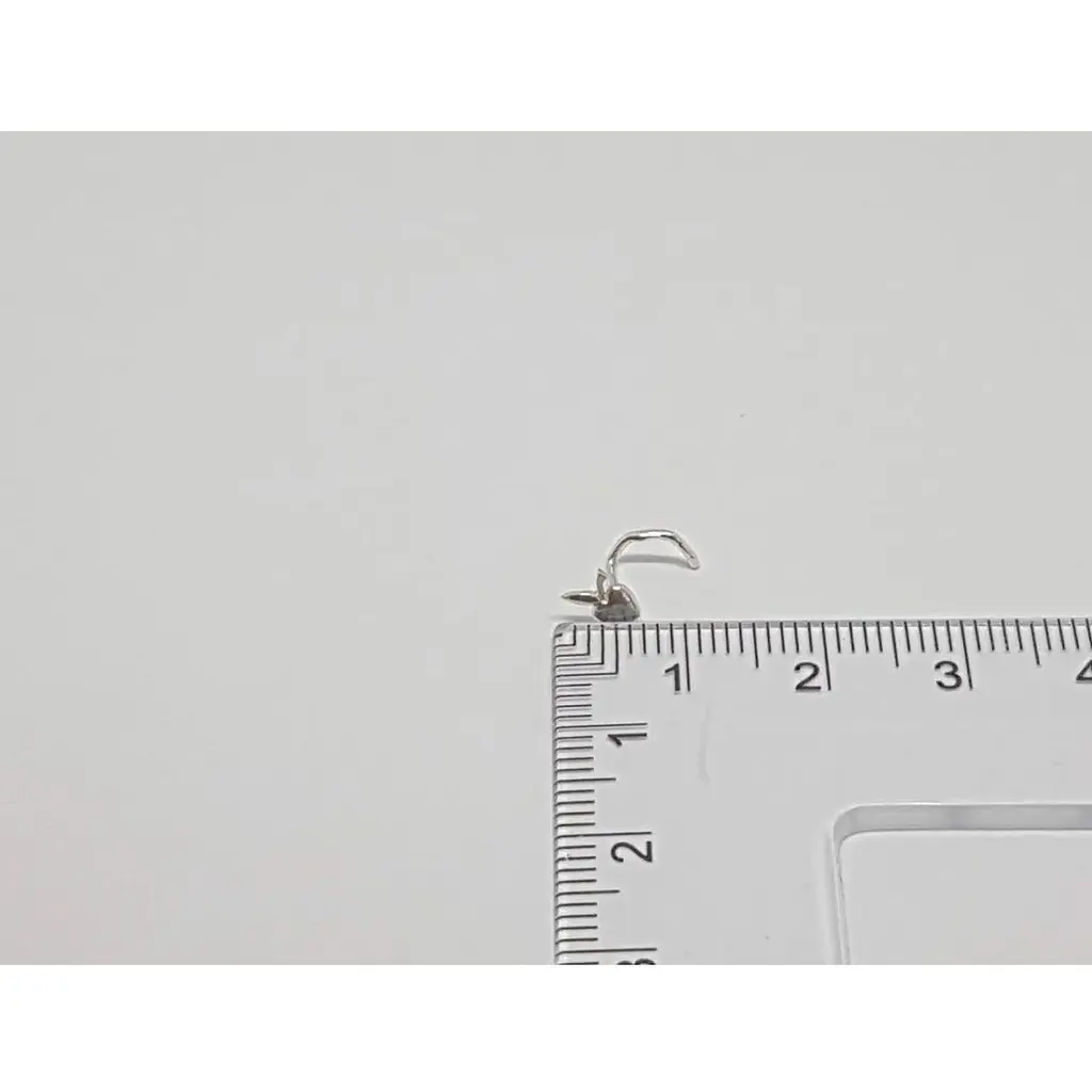 Срібна сережка-пірсинг в ніс Dear. 1034С - фото 2