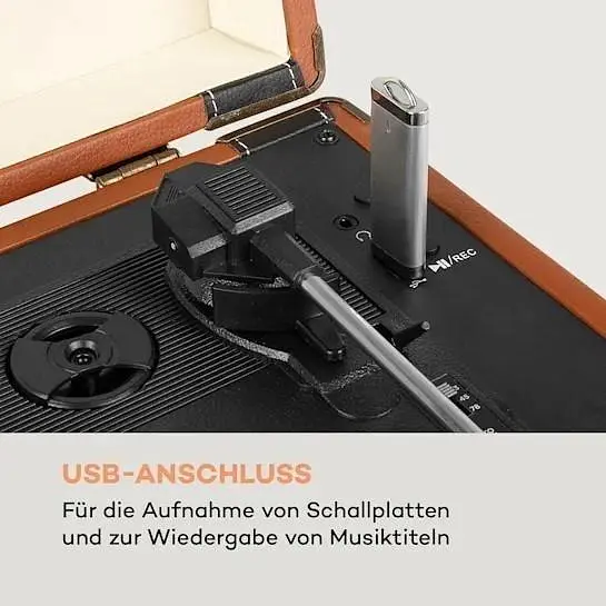 Проигрыватель винила Auna Jerry Lee BT (10032869) - фото 5