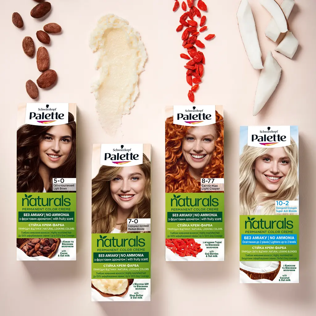 Стійка крем-фарба для волосся Palette Naturals без аміаку 6-88 вогненно-червоний 110 мл - фото 6